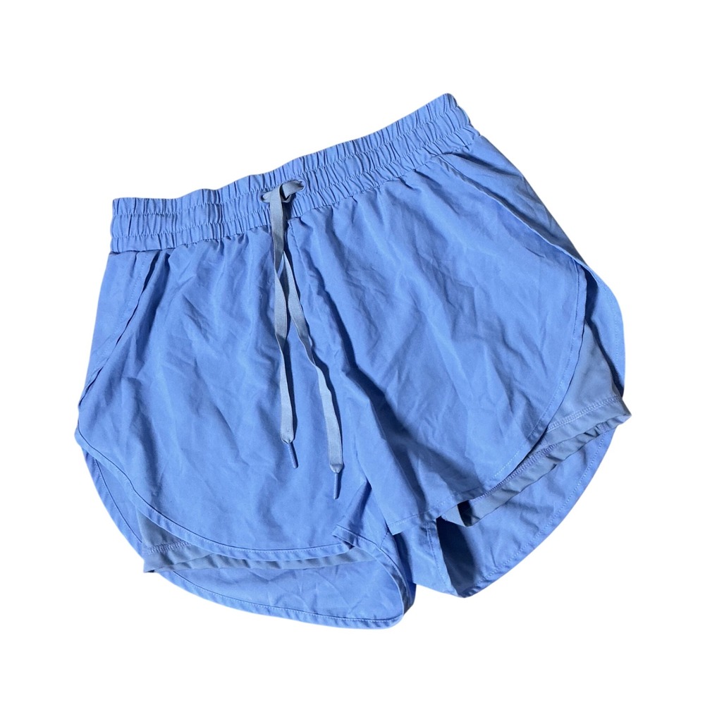 Buffbunny Active Layered‎ Running Shorts Womens M Blue Workout Gym Athletic